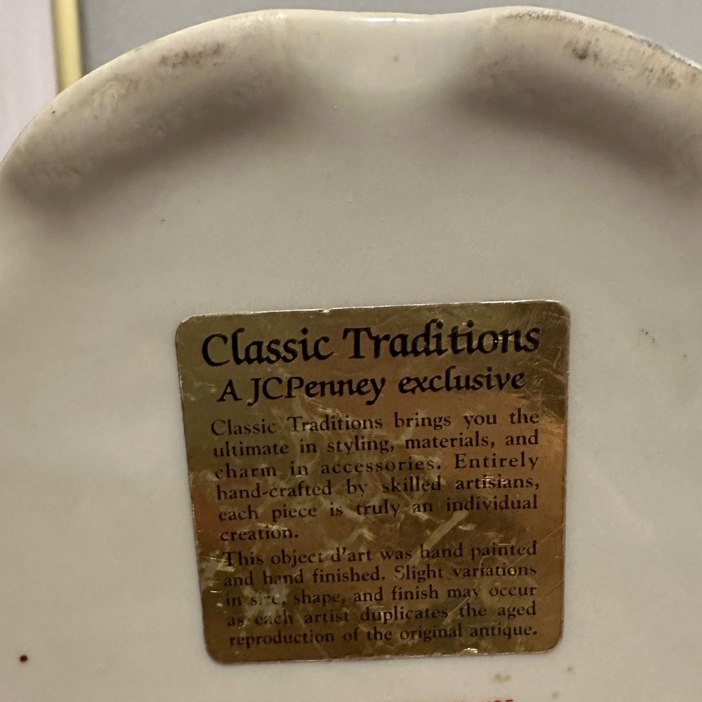 Vintage Floral Ceramic Trinket Box from JCPenney - Cottagecore - EUC - Picture 4 of 5